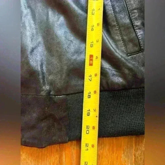 Joe’s Jeans Leather Jacket Medium Goth Emo Punk Moto Festival Concert - Picture 11 of 11